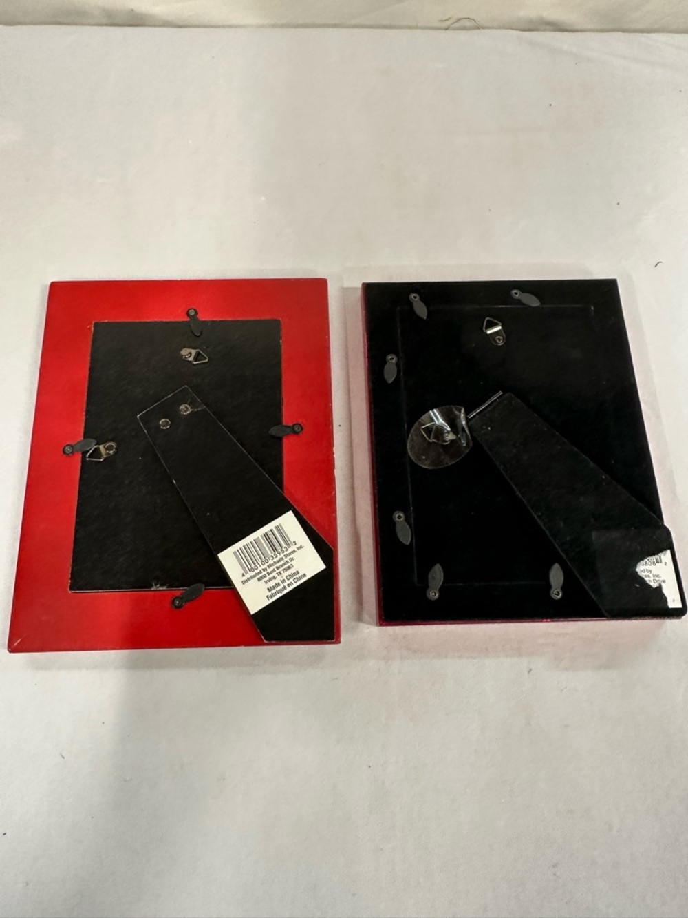 Glossy Metallic Red Picture Frames (lot of 2) - Picture 5 of 5